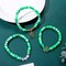 XOCARTIGE Surfer Heishi Bracelets for Women Stackable Rainbow Vinyl Disc Clay Beaded Stretch Bracelets Elastic Layering Friendship Bracelets Boho Summer Beach Jewelry (St.Patrick's Day 1)